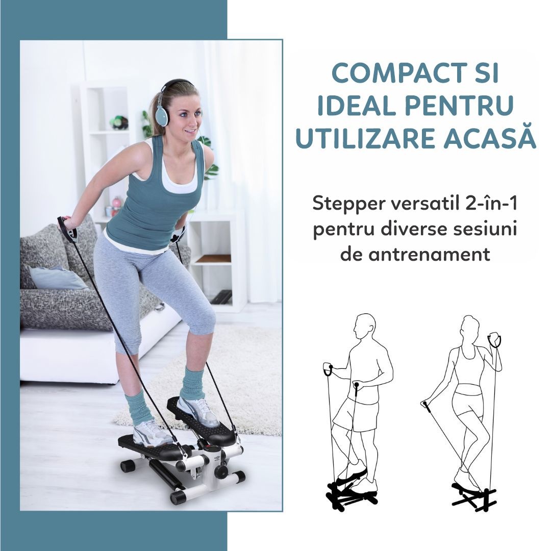 Stepper multifuncțional Umbro - suprafață antialunecare, max. 120 kg